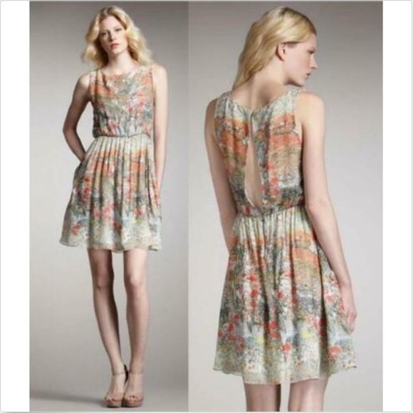 Alice + Olivia Dresses & Skirts - Alice + Olivia Jewel Blouson Splatter Dress Large